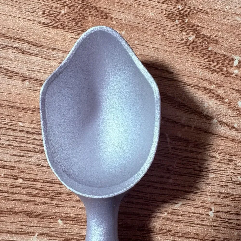 Pampered Chef Ice Cream Scoop Mdl 2731 Silver Silicone Metal